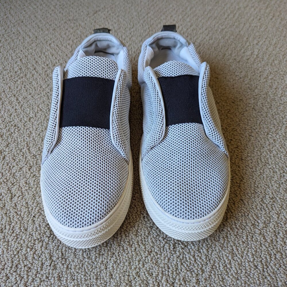 Pierre Hardy White and Black Mesh Slider Sneakers – SIZE 44/US 11